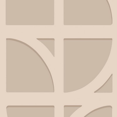 Brewster Wallcovering Shapes Blush Curved Trellis Wallpaper Blush