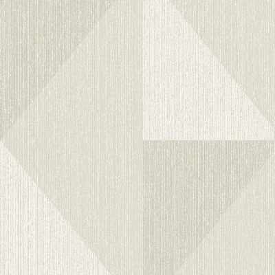 Brewster Wallcovering Diamond Grey Tri-Tone Geometric Wallpaper Grey