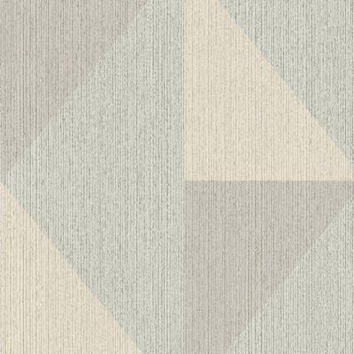 Brewster Wallcovering Diamond Light Blue Tri-Tone Geometric Wallpaper Light Blue