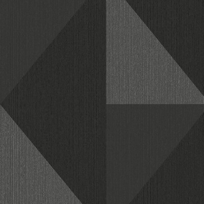 Brewster Wallcovering Diamond Silver Tri-Tone Geometric Wallpaper Silver