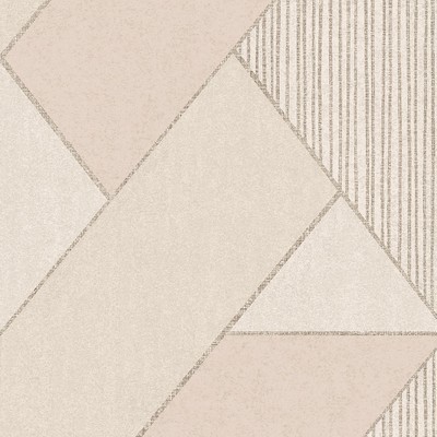 Brewster Wallcovering Art Deco Peach Glam Geometric Wallpaper Peach