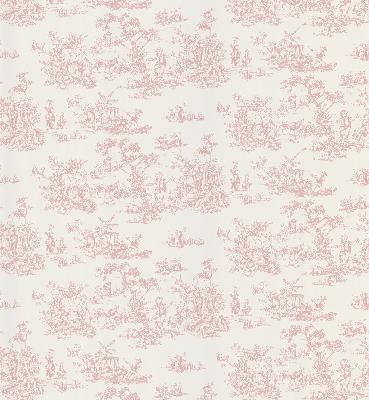 Brewster Wallcovering Maxine Pink Toile Pink