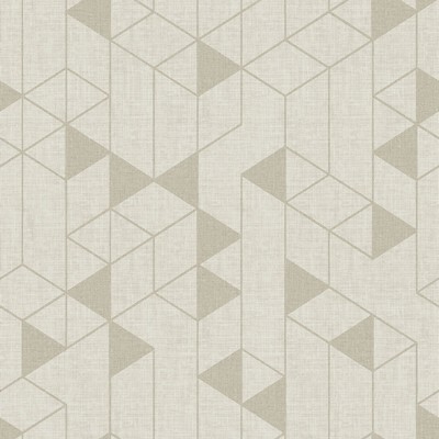 Brewster Wallcovering Fairbank Champagne Linen Geometric  Champagne