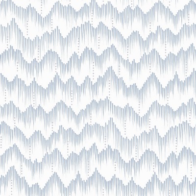 Brewster Wallcovering Holmby Light Blue Brushstroke Zigzag  Light Blue