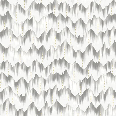 Brewster Wallcovering Holmby Grey Brushstroke Zigzag  Grey