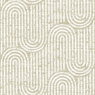 Brewster Wallcovering Trippet Light Brown Zen Waves  Light Brown