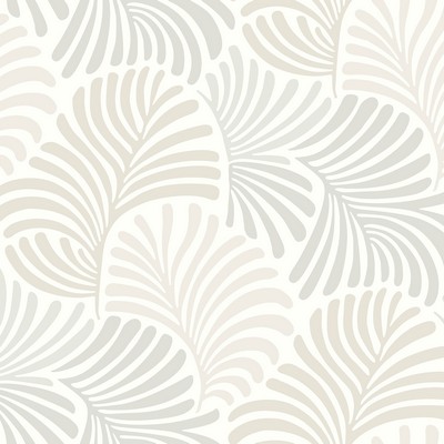 Brewster Wallcovering Trousdale Neutral Fanning Flora  Neutral
