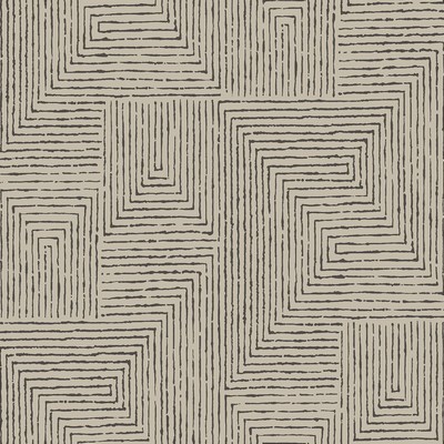 Brewster Wallcovering Mortenson Taupe Geometric  Taupe