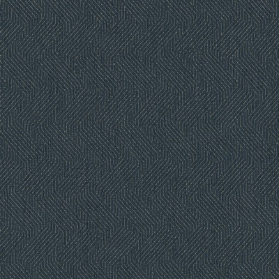 Brewster Wallcovering Elbert Navy Zig Zag Wallpaper Navy