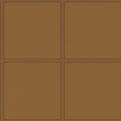 Brewster Wallcovering Avenue Chestnut Leather Wallpaper Chestnut
