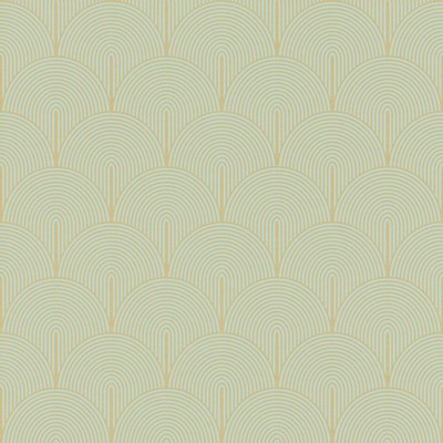 Brewster Wallcovering Oxxon Gold Deco Arches Wallpaper Gold