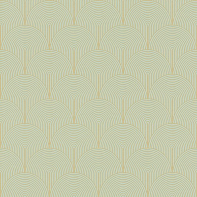 Brewster Wallcovering Oxxon Gold Deco Arches Wallpaper Gold