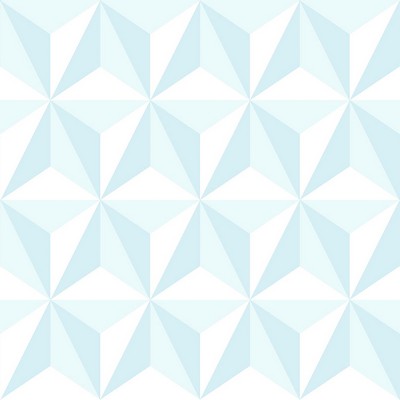 Brewster Wallcovering Adella Sky Blue Geometric Wallpaper Sky Blue