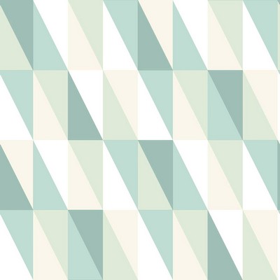 Brewster Wallcovering Inez Teal Geometric Wallpaper Teal