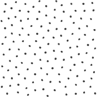Brewster Wallcovering Pixie Black Dots Wallpaper Black