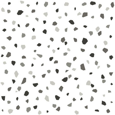 Brewster Wallcovering Ona Charcoal Terrazzo Wallpaper Charcoal