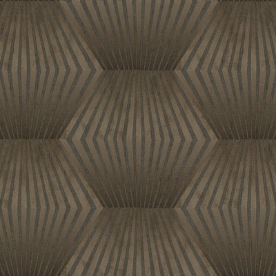 Brewster Wallcovering Lehnmann Coffee Geo Wallpaper Coffee