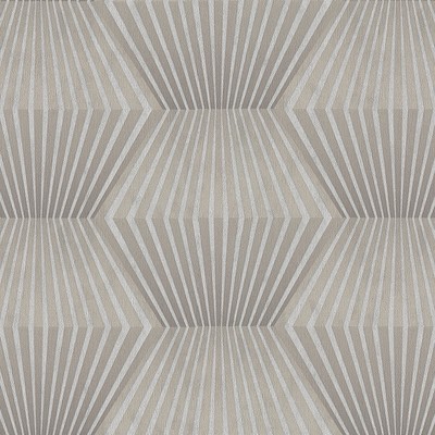 Brewster Wallcovering Lehnmann Taupe Geo Wallpaper Taupe