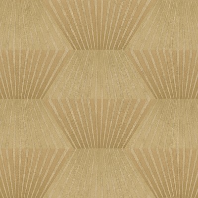 Brewster Wallcovering Lehnmann Gold Geo Wallpaper Gold