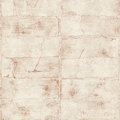 Brewster Wallcovering Clay Rust Stone Wallpaper Rust