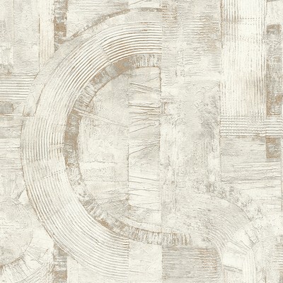 Brewster Wallcovering Abe Bone Geo Wallpaper Bone