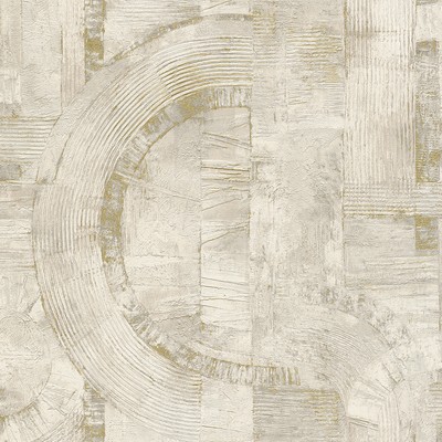 Brewster Wallcovering Abe Cream Geo Wallpaper Cream