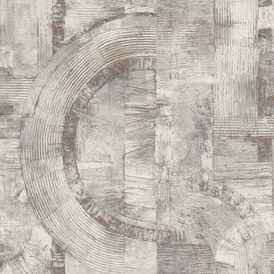 Brewster Wallcovering Abe Light Grey Geo Wallpaper Light Grey