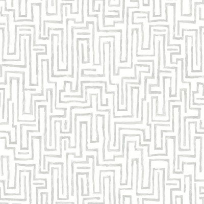 Brewster Wallcovering Ramble Grey Geometric Wallpaper Grey