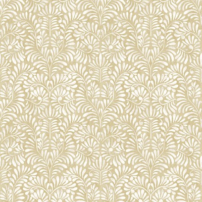 Brewster Wallcovering Elma Honey Fiddlehead Wallpaper Honey