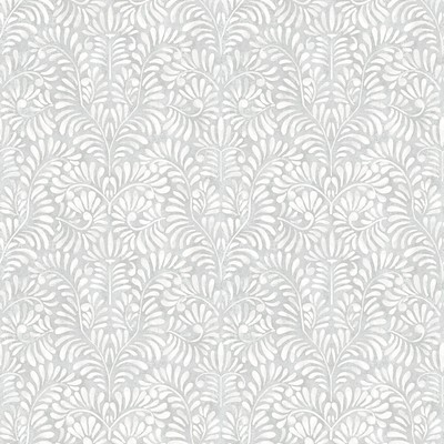 Brewster Wallcovering Elma Sterling Fiddlehead Wallpaper Sterling