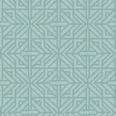 Brewster Wallcovering Hesper Teal Geometric Wallpaper Teal