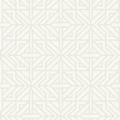 Brewster Wallcovering Hesper Ivory Geometric Wallpaper Ivory