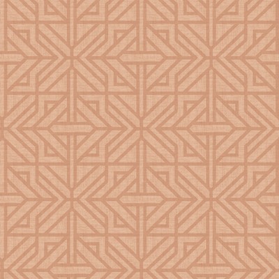 Brewster Wallcovering Hesper Rust Geometric Wallpaper Rust