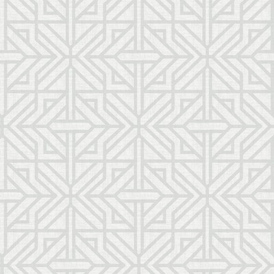 Brewster Wallcovering Hesper Grey Geometric Wallpaper Grey