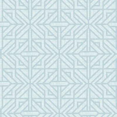Brewster Wallcovering Hesper Sky Blue Geometric Wallpaper Sky Blue