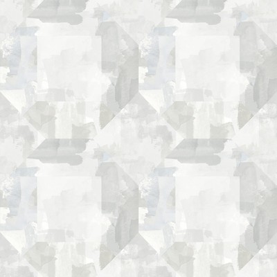 Brewster Wallcovering Perrin Light Grey Gem Geometric Wallpaper Light Grey