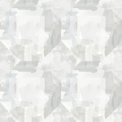 Brewster Wallcovering Perrin Light Grey Gem Geometric Wallpaper Light Grey