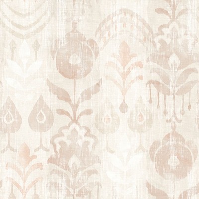 Brewster Wallcovering Pavord Pink Floral Shibori Wallpaper Pink