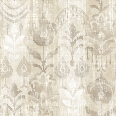 Brewster Wallcovering Pavord Neutral Floral Shibori Wallpaper Neutral