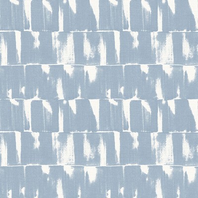 Brewster Wallcovering Bancroft Blue Artistic Stripe Wallpaper Blue