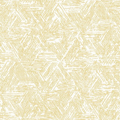 Brewster Wallcovering Retreat Yellow Quilted Geometric Wallpaper Yellow