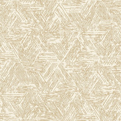 Brewster Wallcovering Retreat Light Brown Quilted Geometric Wallpaper Light Brown