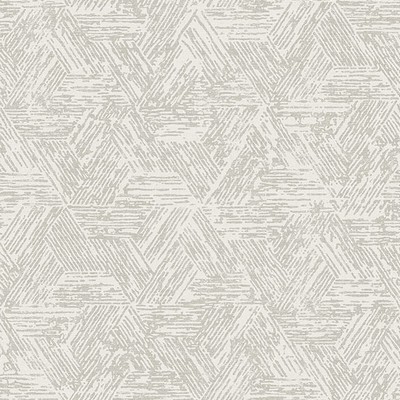 Brewster Wallcovering Retreat Grey Quilted Geometric Wallpaper Grey