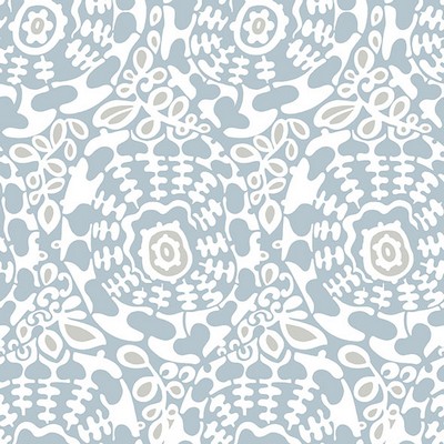 Brewster Wallcovering Divine Light Blue Abstract Medallion Wallpaper Light Blue
