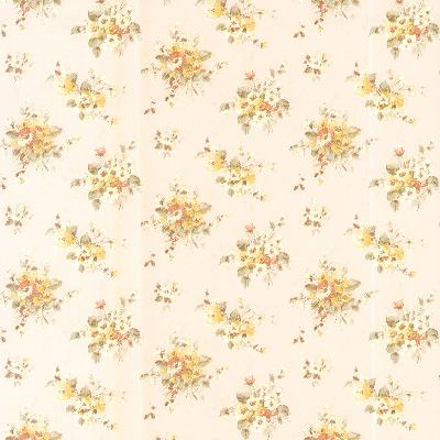 Brewster Wallcovering Elaine yellow Floral Bouquet Yellow