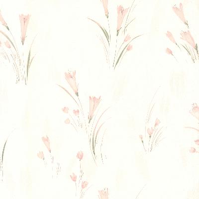 Brewster Wallcovering Ilary Pastel Floral Texture Pastel