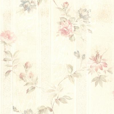 Brewster Wallcovering Ivanna Pastel Floral Texture Pastel