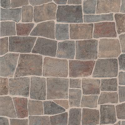 Brewster Wallcovering Flagstone Grey Slate Path Grey