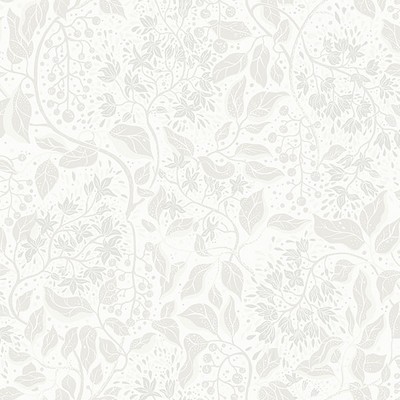 Brewster Wallcovering Turi Light Grey Twining Vines Wallpaper Light Grey