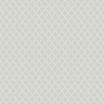 Brewster Wallcovering Trevor Grey Leaf Trellis Wallpaper Grey